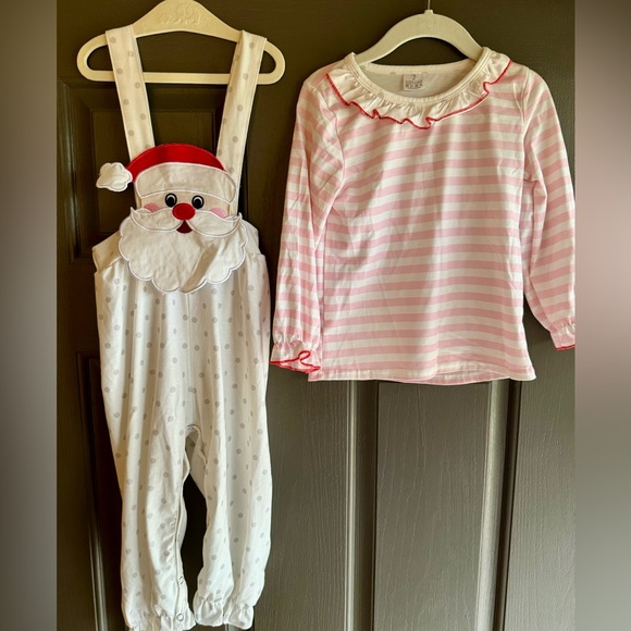 Santa Boutique Overall Set - Picture 2 of 3